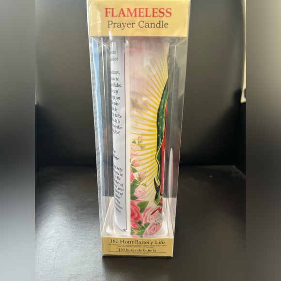 LED version of Guadalupe candle - Picture 5 of 5